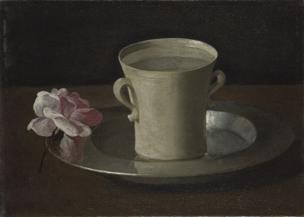 A cup of Water and a Rose by Francisco de Zurbaran